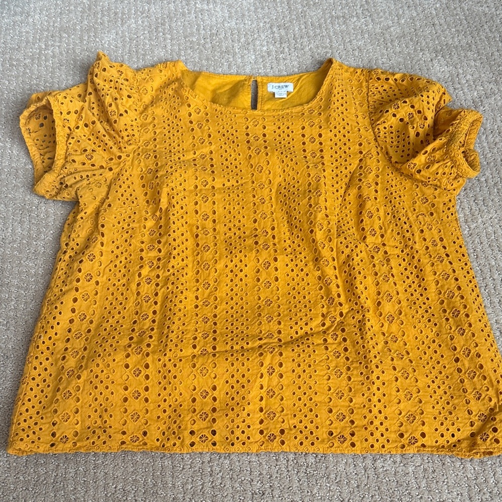 J Crew Yellow top